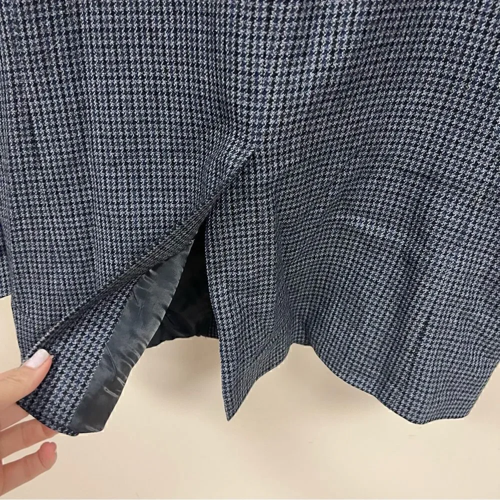 Ralph Lauren grey/navy/black houndstooth blazer 40R